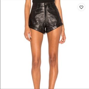 LPA Leather Relaxed Cuff Short